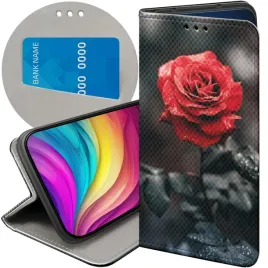etui-z-klapka-do-samsung-galaxy-m15-5g-wzory-roza-z-roza-rose-futeral-case