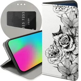 etui-z-klapka-do-samsung-galaxy-m15-5g-wzory-bezowe-kremowe-ecru-futeral