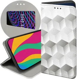 etui-z-klapka-do-motorola-moto-g85-wzory-3d-geometryczne-iluzja-futeral