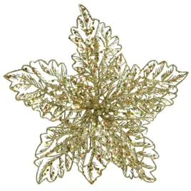 zlota-gwiazda-betlejemska-ozdoba-na-klipsie-dekoracja-23x10-cm-poinsettia