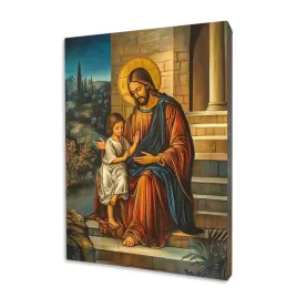 ikona-jezus-z-dziewczynka-doskonaly-prezent-dla-dziecka-format-50x70-cm