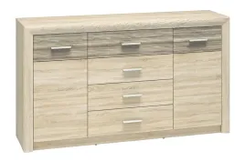 komoda-2-drzwiowa-z-szufladami-2d4sz-165-cm-dab-sonoma-kastiel-ml