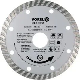vorel-tarcza-diamentowa-115-mm-turbo