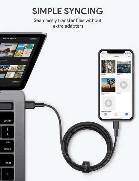 aukey-cb-cl03-nylonowy-kabel-usb-c-lightning-2m-pd-kolor-czarny
