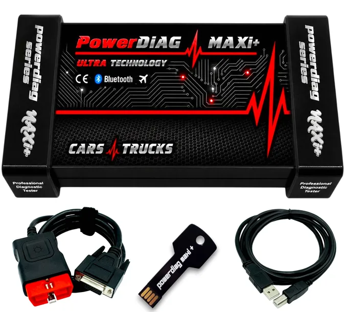 TESTER INTERFEJS SKANER DIAGNOSTYCZNY PowerDIAG MAXI+ ULTRA KOMPUTER 2026