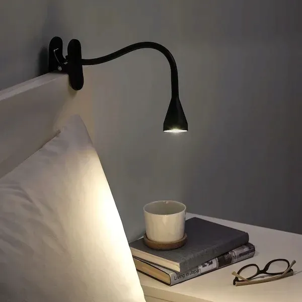 ikea-navlinge-reflektor-z-klamra-led-czarny