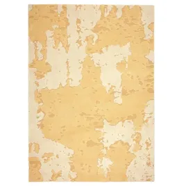 ikea-ringklocka-dywan-z-krotkim-wlosiem-zolty-kremowy-160x230-cm