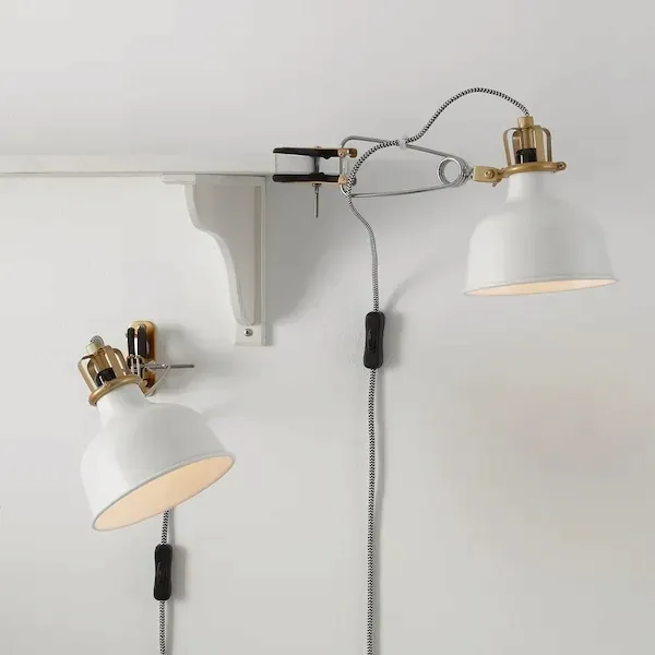 ikea-ranarp-reflektor-z-klamra-scienny-kremowy-waga-z-opakowaniem-0-75-kg