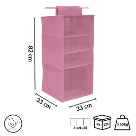 blossom-wiszacy-organizer-do-szafy-4-przegrody-33x33x82cm