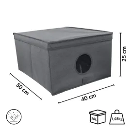 grey-szary-organizer-do-szafy-z-pokrywa-oraz-oknem-50x40x25cm