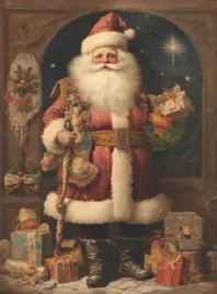 plakat-swiety-mikolaj-choinka-santa-swieta-boze-narodzenie-p2377-50x70