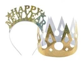 livarno-home-zestaw-zlotych-koron-happy-new-year