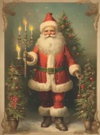 plakat-swiety-mikolaj-choinka-santa-swieta-boze-narodzenie-p2378-30x40