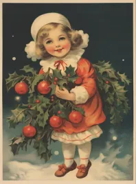 plakat-swiateczny-dziecko-jemiola-swieta-boze-narodzenie-p2376-30x40
