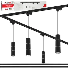szynoprzewod-szyna-2m-4x-lampa-wiszaca-led-tuba-gu10-czarna-srebrna-oprawa