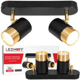 lampa-sufitowa-led-kinkiet-spot-oprawa-halogenowa-2x-gu10-tuba-czarna-zlota