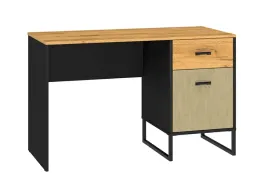 biurko-mlodziezowe-1d1sz-120cm-craft-zloty-czarny-stal-premium-collen-ml