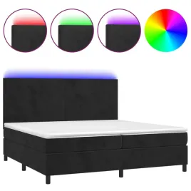lozko-kontynentalne-czarne-z-materacem-203x200x118-128-cm-led