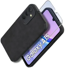 etui-do-samsung-a15-5g-silikonowe-skorzane-vintage-case-szklo-na-ekran-9h