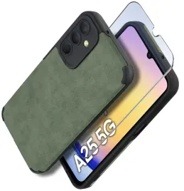 etui-do-samsung-a25-5g-silikonowe-skorzane-vintage-case-szklo-na-ekran-9h