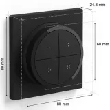 pilot-przelacznik-scienny-sciemniacz-czarny-philips-hue-bluetooth-zigbee-stan-nowy-rodzaj-przelacznik