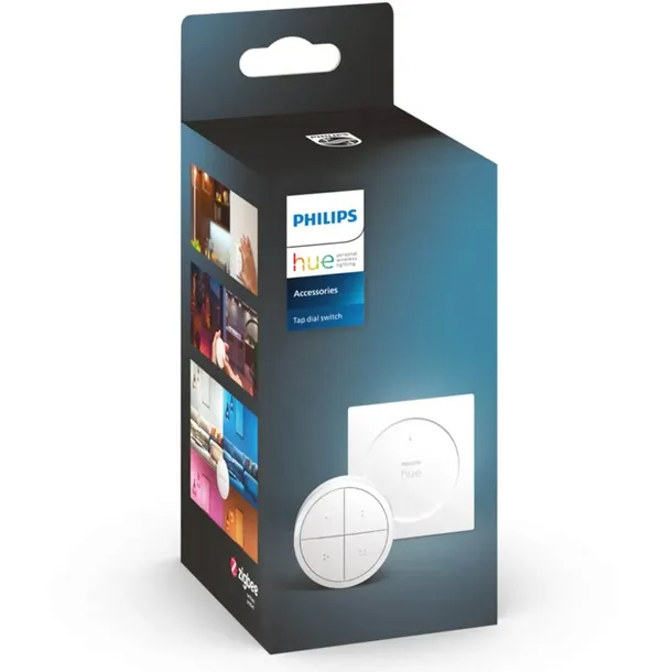 pilot-przelacznik-scienny-sciemniacz-bialy-philips-hue-bluetooth-zigbee-stan-nowy-rodzaj-przelacznik