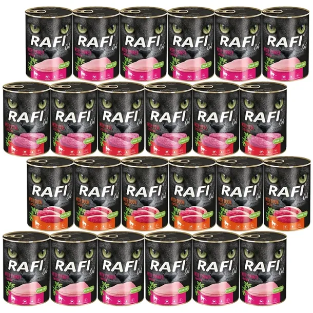 DOLINA NOTECI RAFI Cat Adult Mix smaków 24x400g