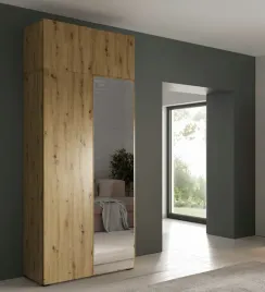szafa-alex-z-nadstawka-szerokosc-100-cm-front-gladki-dab-artisan-lustro-k