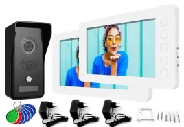wideodomofon-2-monitory-dwa-lcd-7-furtka-brama-breloki-pamiec