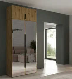 szafa-alex-z-nadstawka-uchwytami-szerokosc-100-cm-front-gladki-dab-artisan