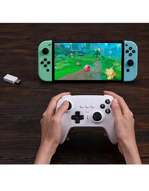 8bitdo-ultimate-pad-switch-pc-bluetooth-stacja-tryb-pracy-analogowy-cyfrowy