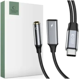 tech-protect-ultraboost-adapter-pd60w-6a-type-c-do-mini-jack-3-5mm-black