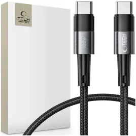 tech-protect-kabel-przewod-dlugi-usb-c-pd-100w-5a-25cm-ultraboost-szare