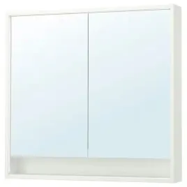 ikea-faxalven-szafka-z-lustrem-z-wbud-oswietl-bialy-100x15x95-cm