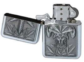elegancka-zapalniczka-benzynowa-gentelo-z-motywem-liscia-i-czaszki