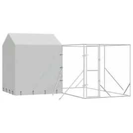 kojec-dla-psa-z-dachem-srebrny-4x4x25-m-stal-galwanizowana