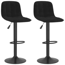 hokery-2-szt-czarne-obite-aksamitem