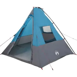 namiot-rodzinny-tipi-6-osobowy-z-wodoszczelna-tafta-niebieski