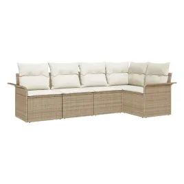 zestaw-sof-na-ogrod-z-poduszka-5-pcs-bezowy-polirattan