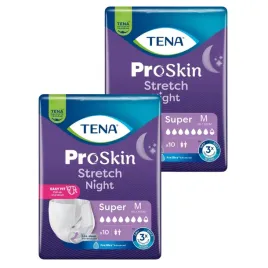 tena-stretch-proskin-super-night-pieluchomajtki-elastyczne-na-noc-m-2x10szt