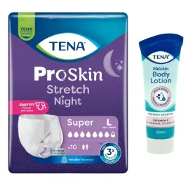 tena-super-pieluchomajtki-elastyczne-noc-roz-l-10-szt-balsam-do-ciala-20-ml