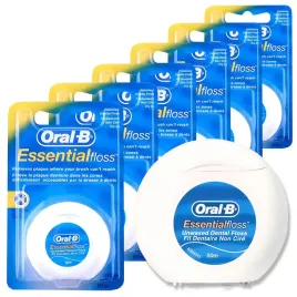 6x-niewoskowana-oralb-essential-floss-50m-nic-dentystyczna-nitka-do-zebow
