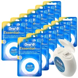 12x-karton-oral-b-essential-floss-50m-nic-dentystyczna-niewoskowana-nitka