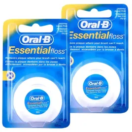 2x-nic-dentystyczna-oralb-essential-floss-50m-niewoskowana-mietowa-nitka