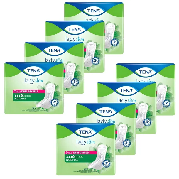TENA LADY SLIM NORMAL specjalistyczne podpaski wkłady anatomiczne  8x30 szt