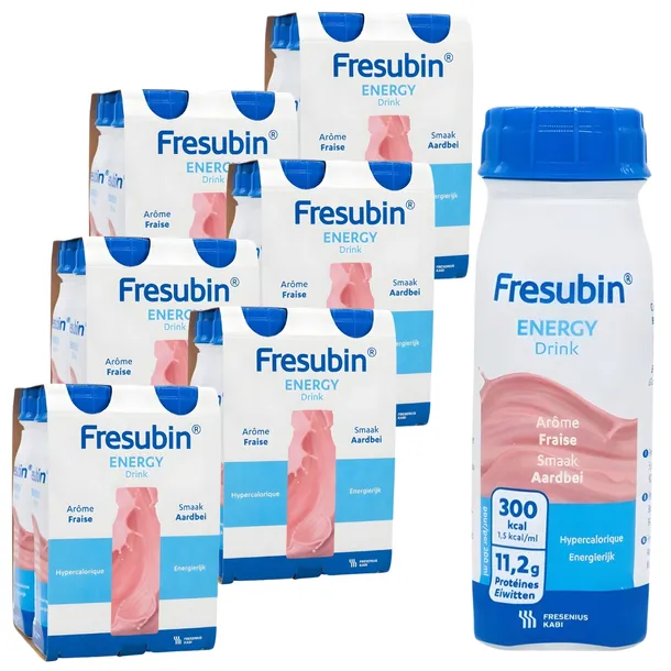 24szt x 200ml FRESUBIN ENERGY Drink Aardbei napój smak truskawka