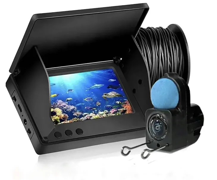 KAMERA PODWODNA WĘDKARSKA 15M 4.3 CALA IP68 NOKTOWIZOR ŁADOWANIE USB 230V