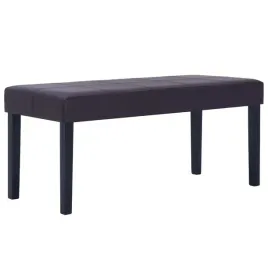 lawka-106-cm-brazowa-sztuczna-skora