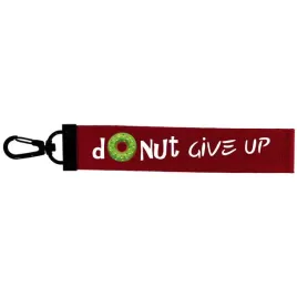 brelok-tasma-donut-give-up-45-bordowy