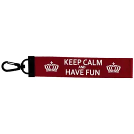 brelok-tasma-keep-calm-and-have-fun-47-bordowy